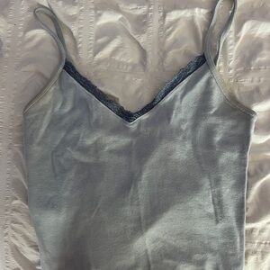 Brandy Melville Light Blue Lace Cami
